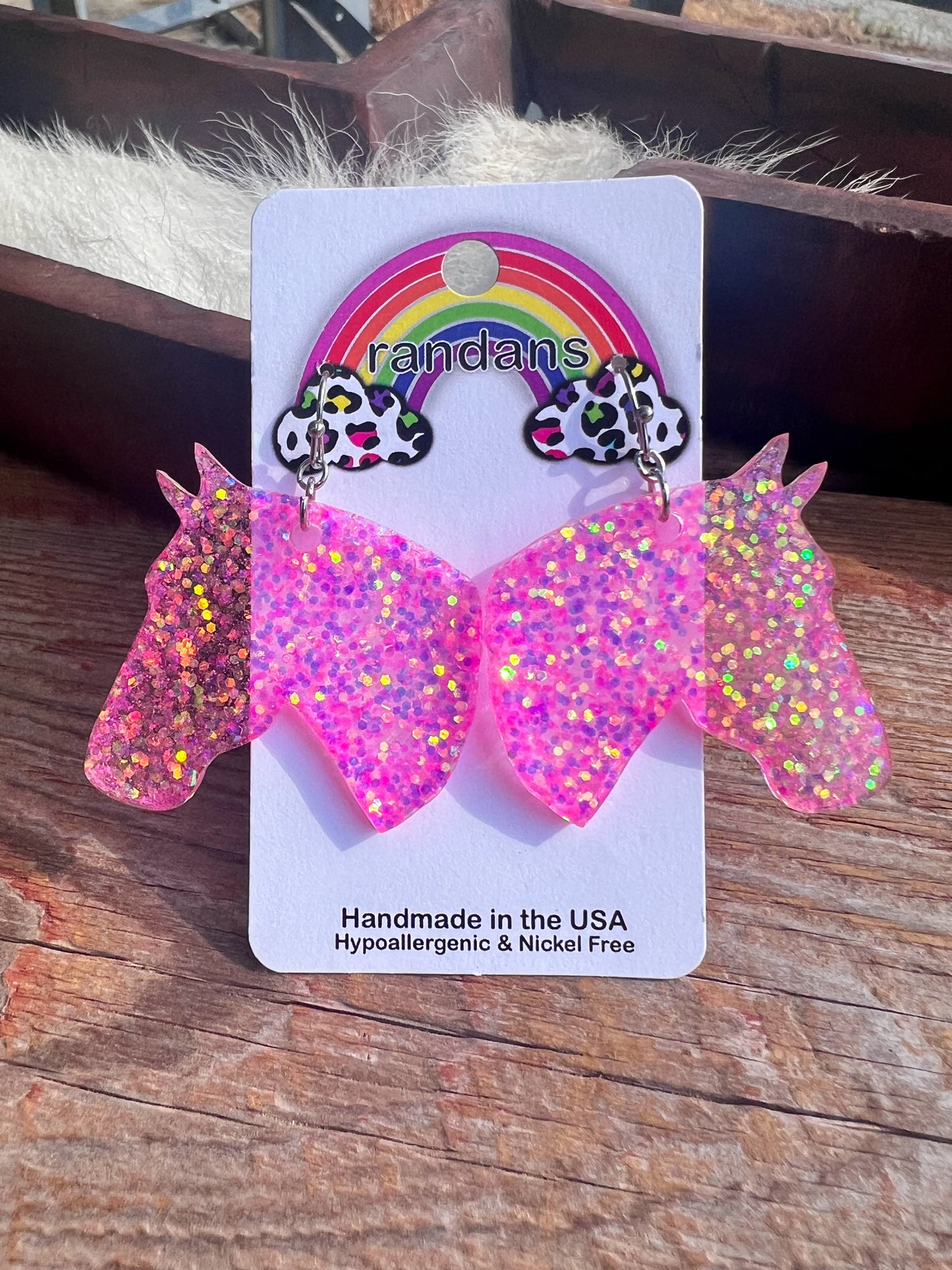 Ran Dan Acrylic Earrings