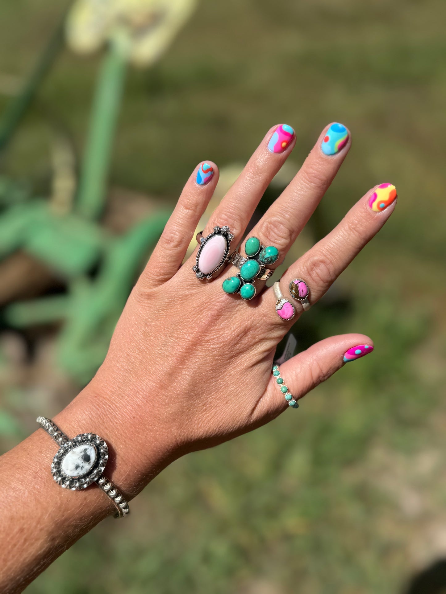 Rosè Wrangler Ring (shown on ring finger)