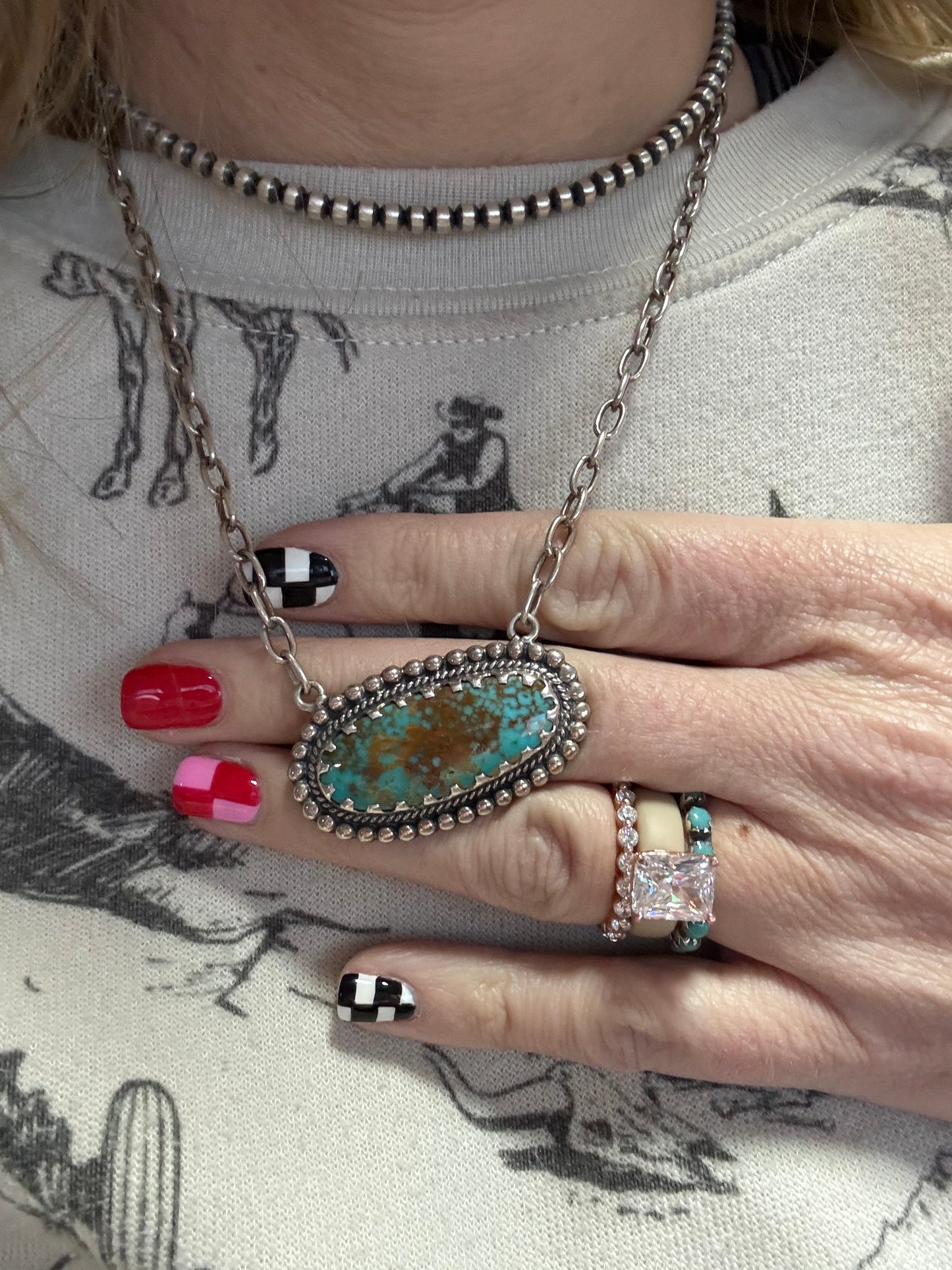 Regul Oval Stone Turquoise