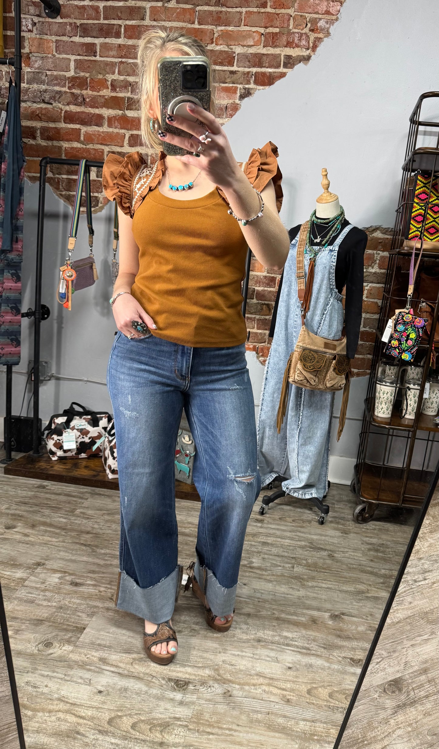The BG Ruffle Tank is