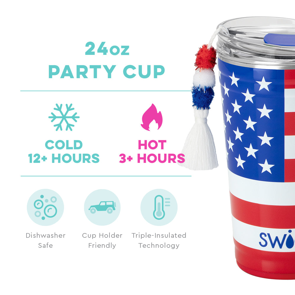 All American Party Cup 24oz