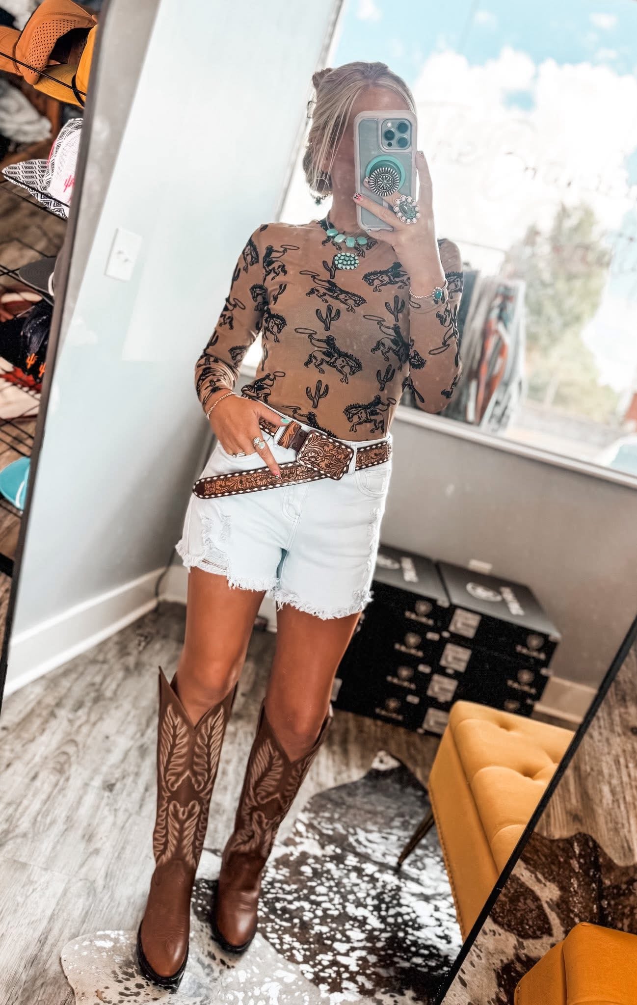 Belle Stretch Western Boot