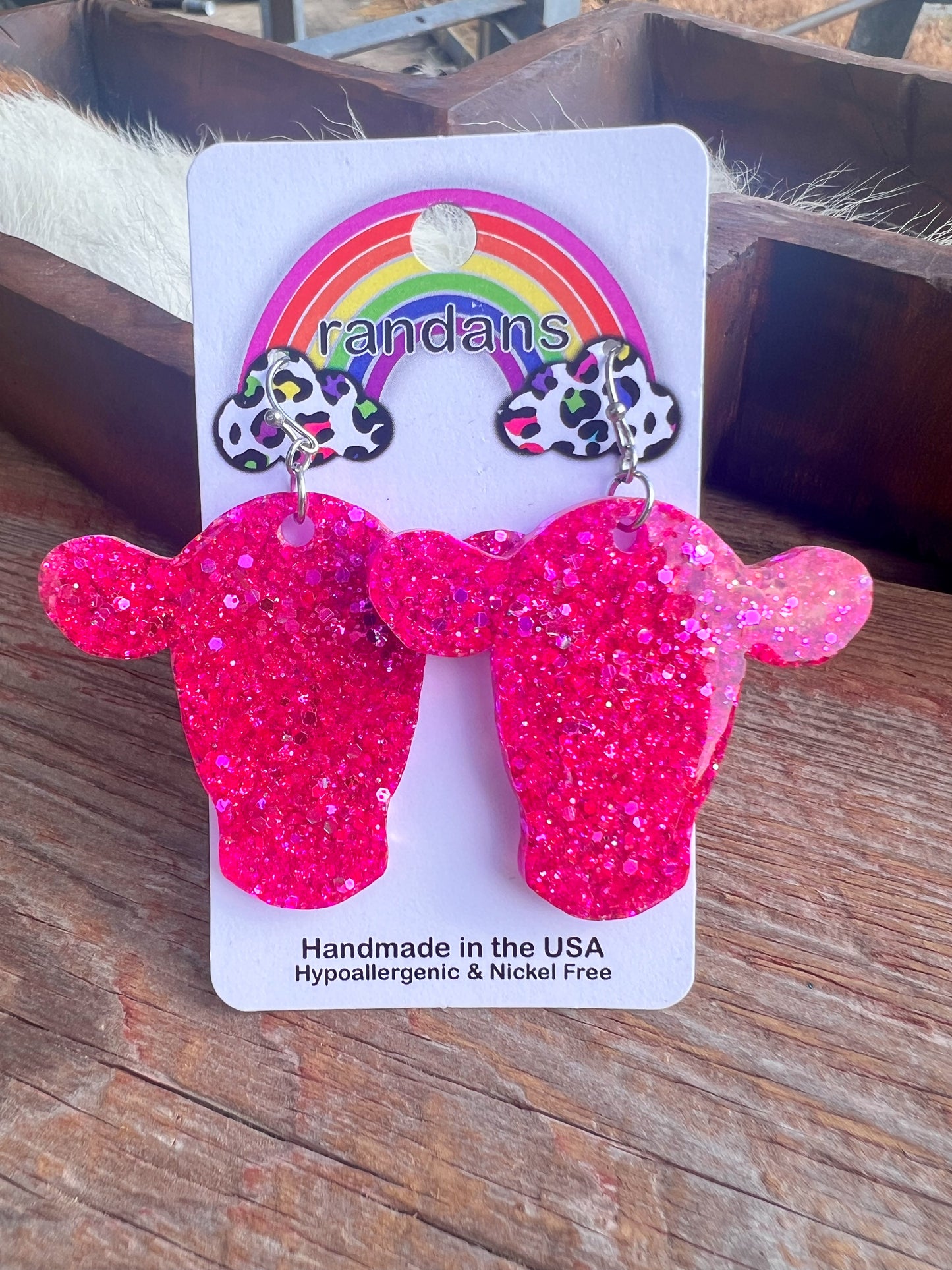 Ran Dan Acrylic Earrings