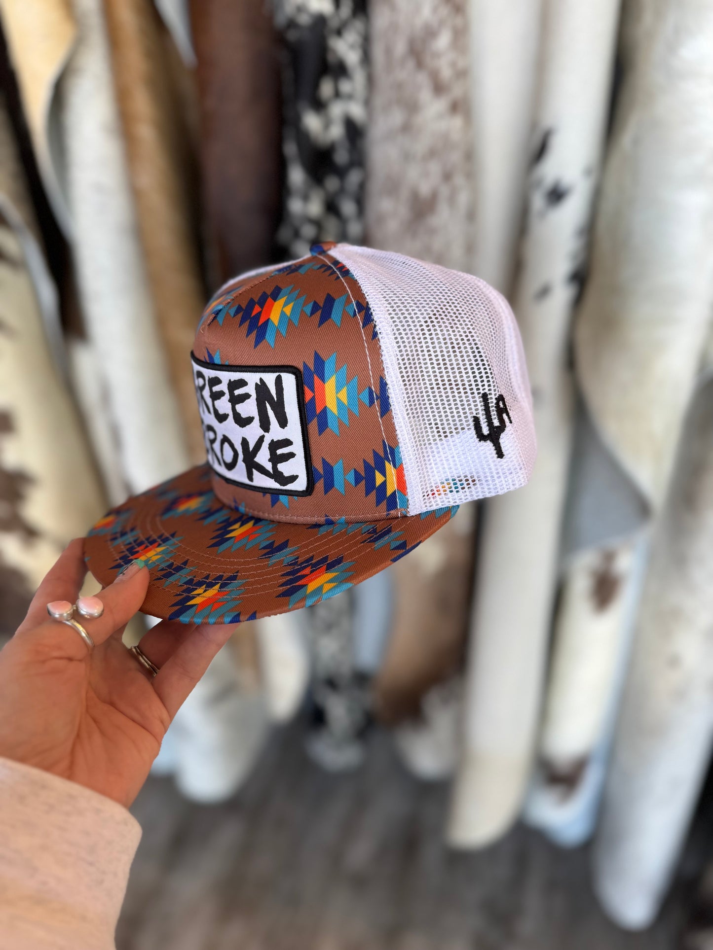 Green Broke Cactus Alley Cap (Aztec)