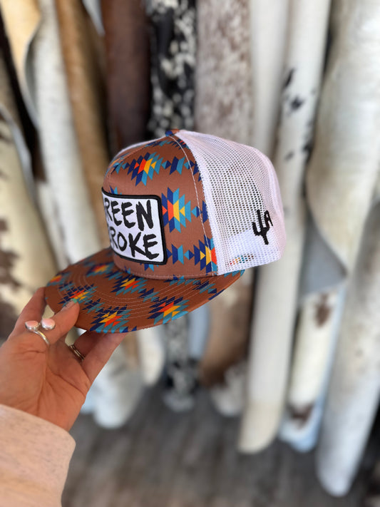 Green Broke Cactus Alley Cap (Aztec)