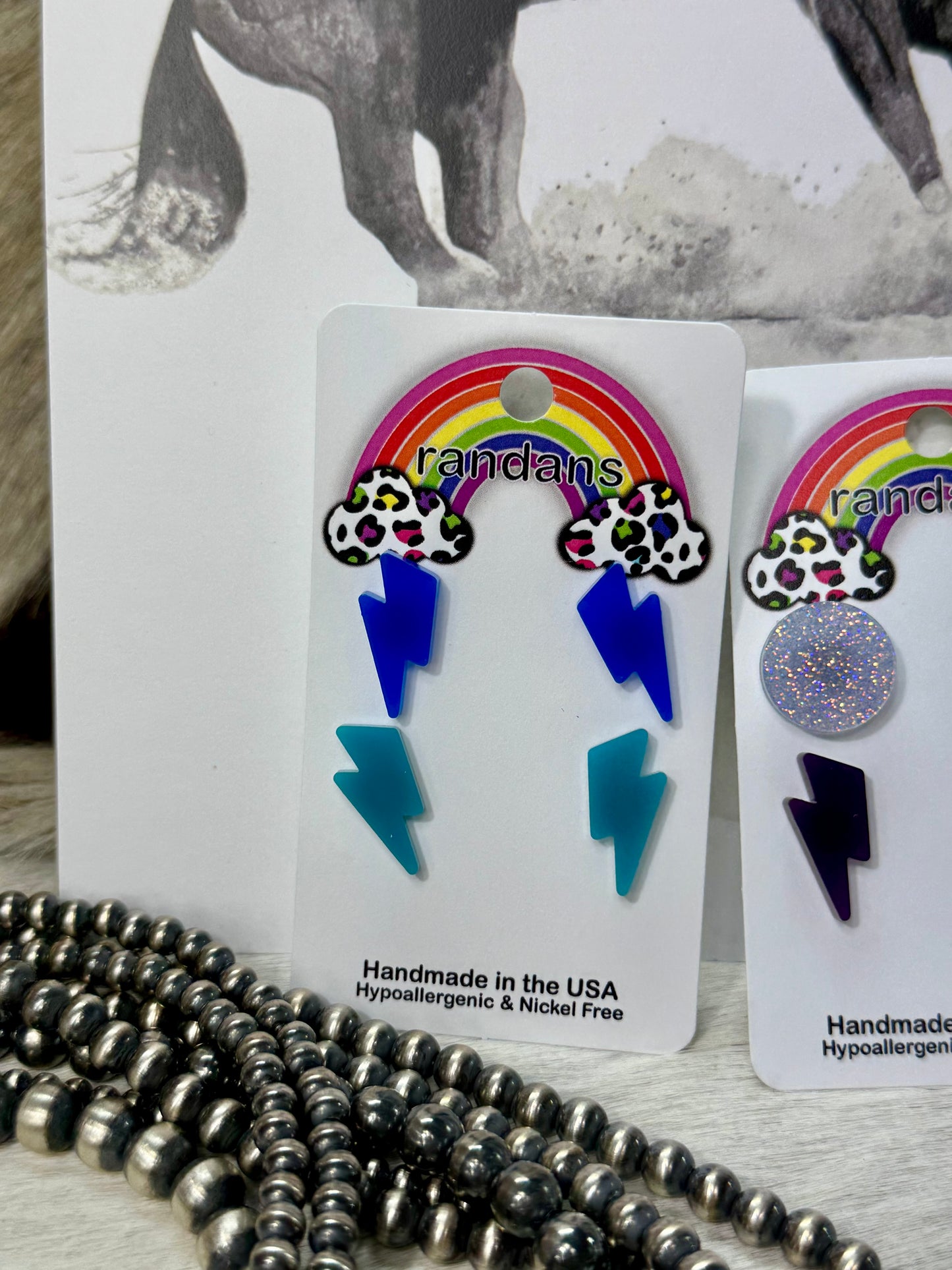 Lightning Bolt Studs