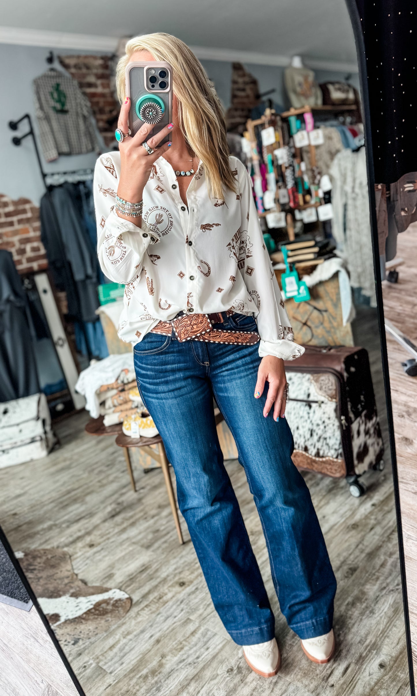 Road Trip Homestyle Button Up