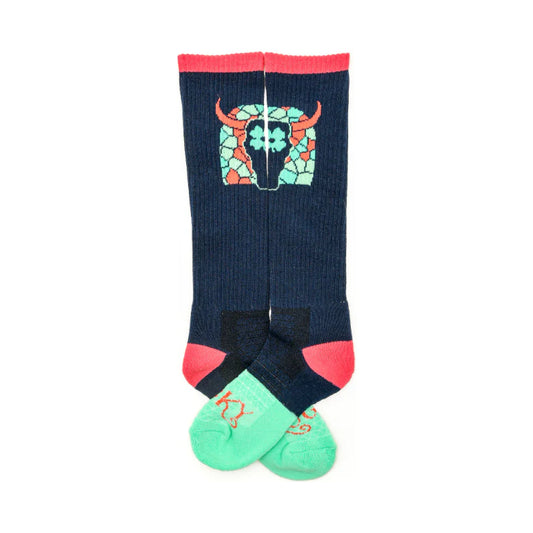 Lucky Clover Steer Head Performance Boot Socks