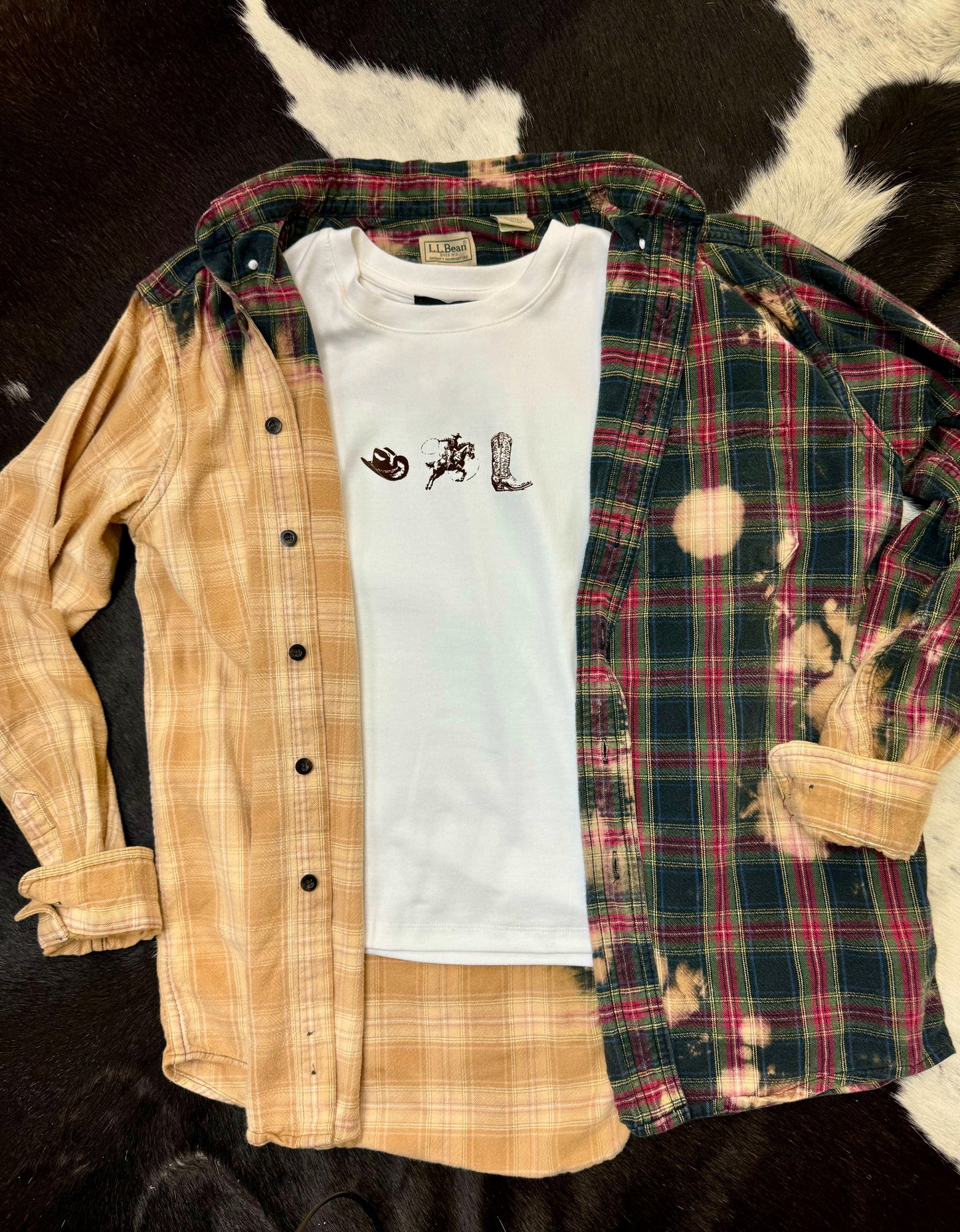 The Retro Western Trio Cropped Tee