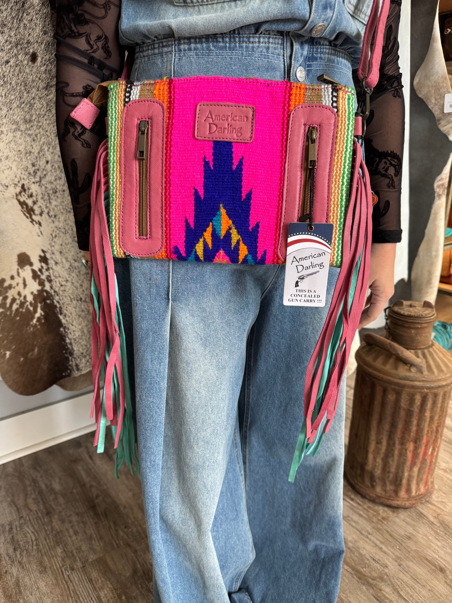 The Callie Rainbow Purse