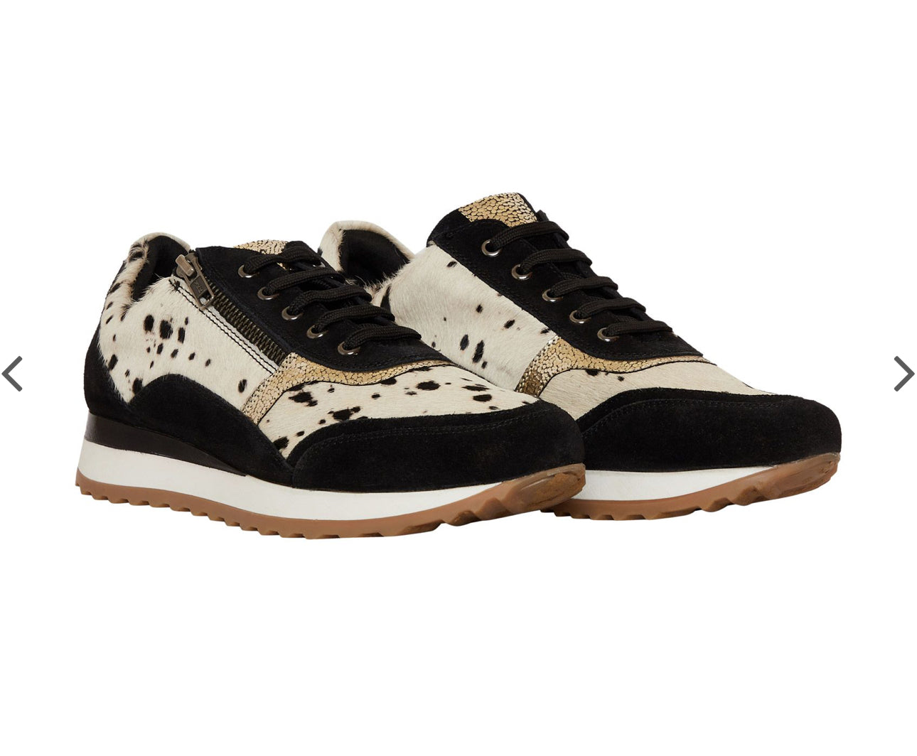 Rush Black/White Cow Sneaker