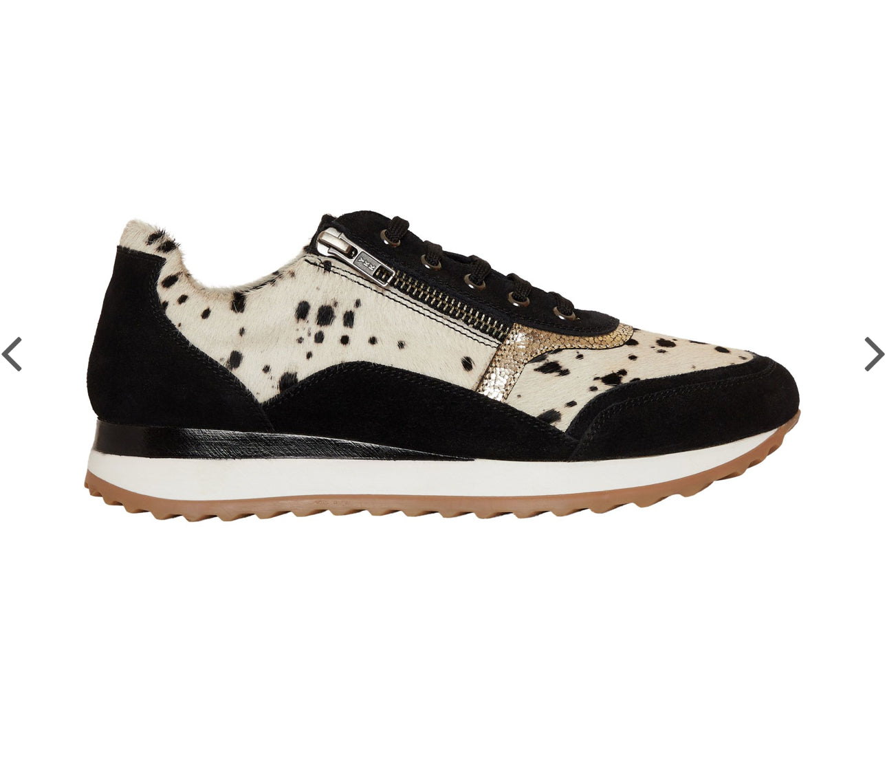 Rush Black/White Cow Sneaker