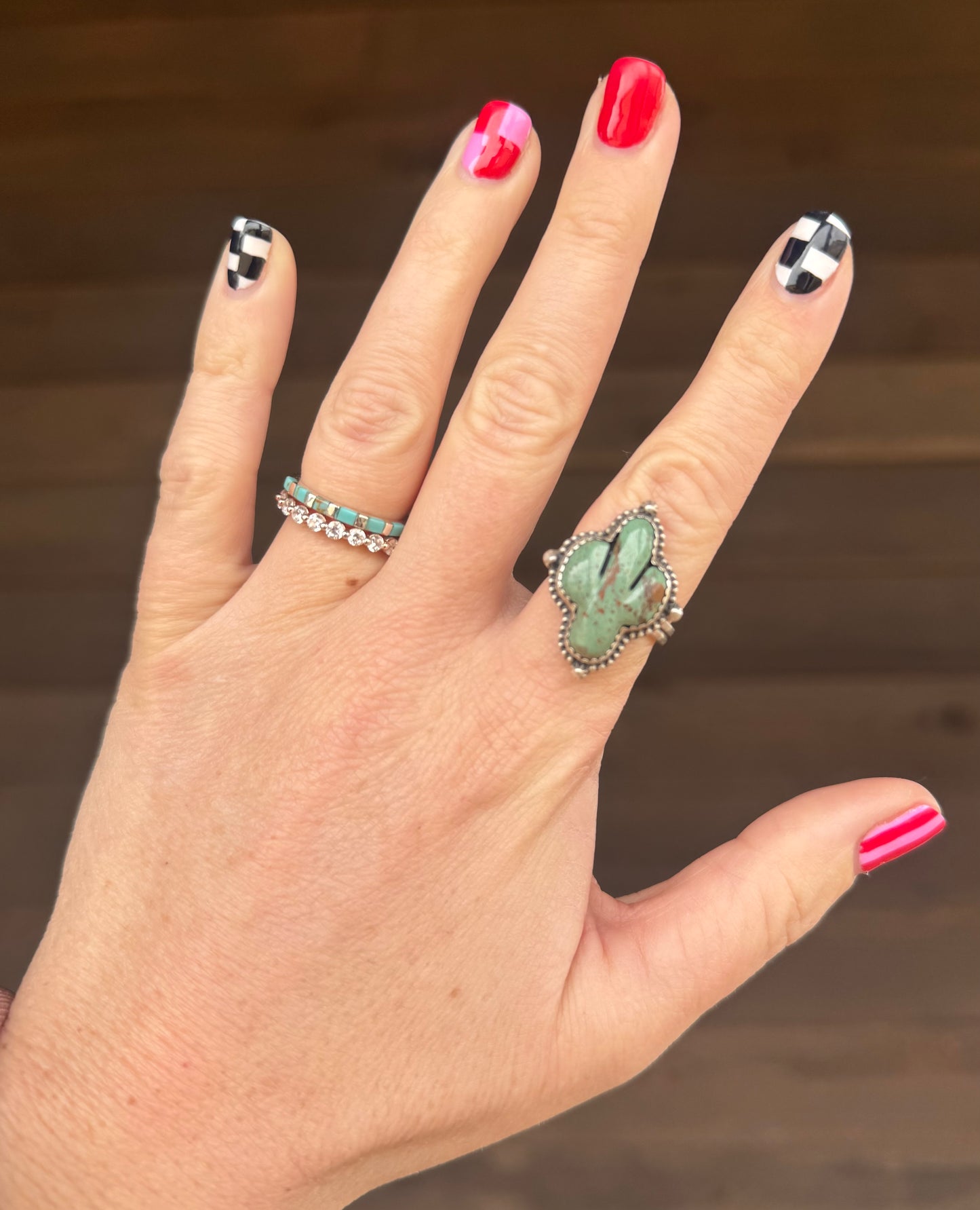 Adjustable Cacti Ring
