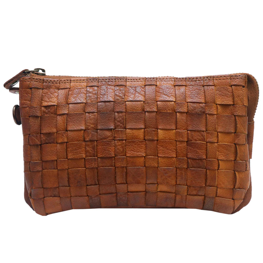 Basket Weave Wristlet