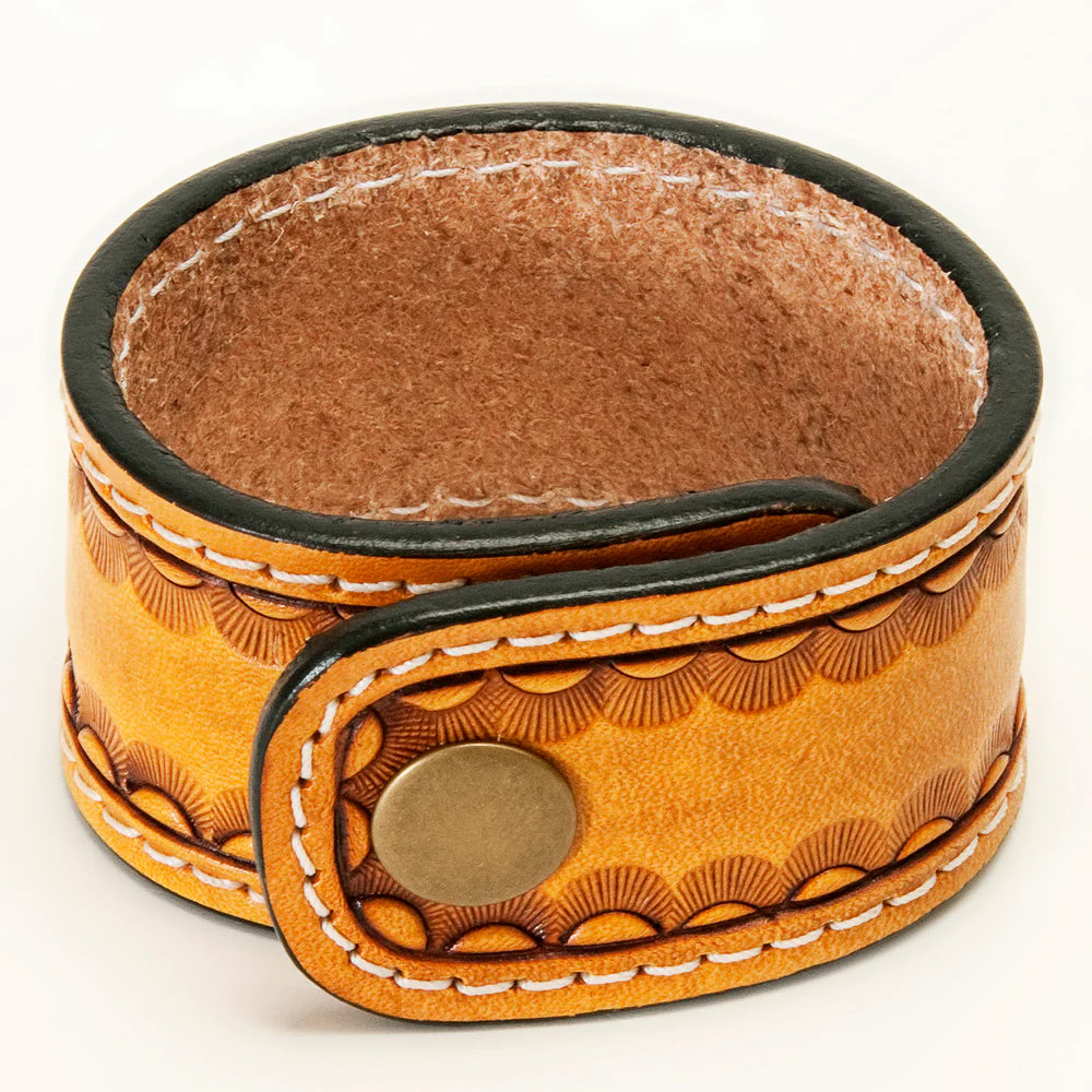 Slay All Day Leather Cuff Bracelet