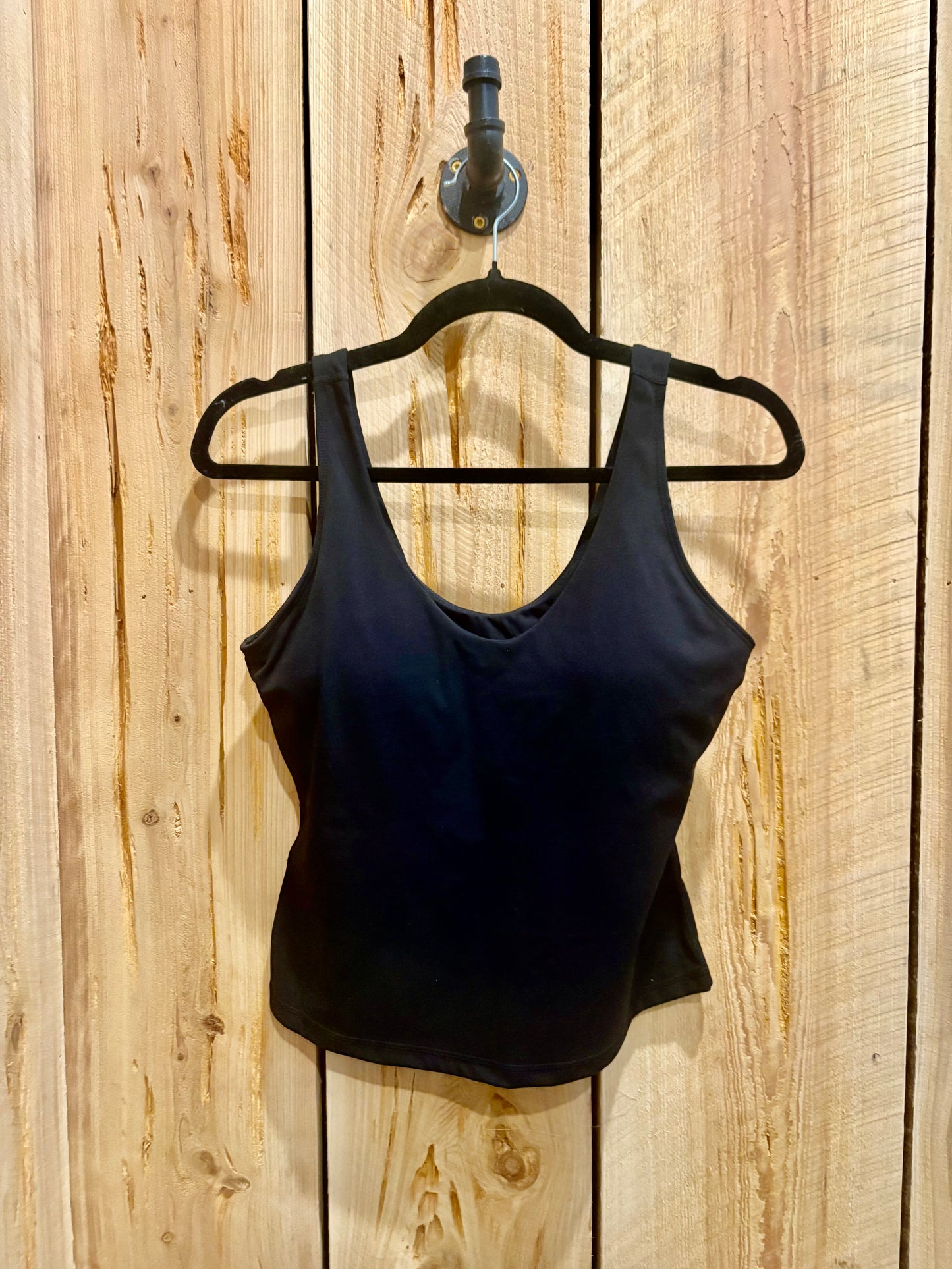 Black Full Length Active Wear Tank