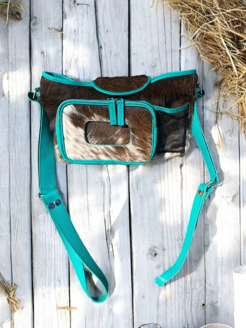 Cowhide Stroller Bag