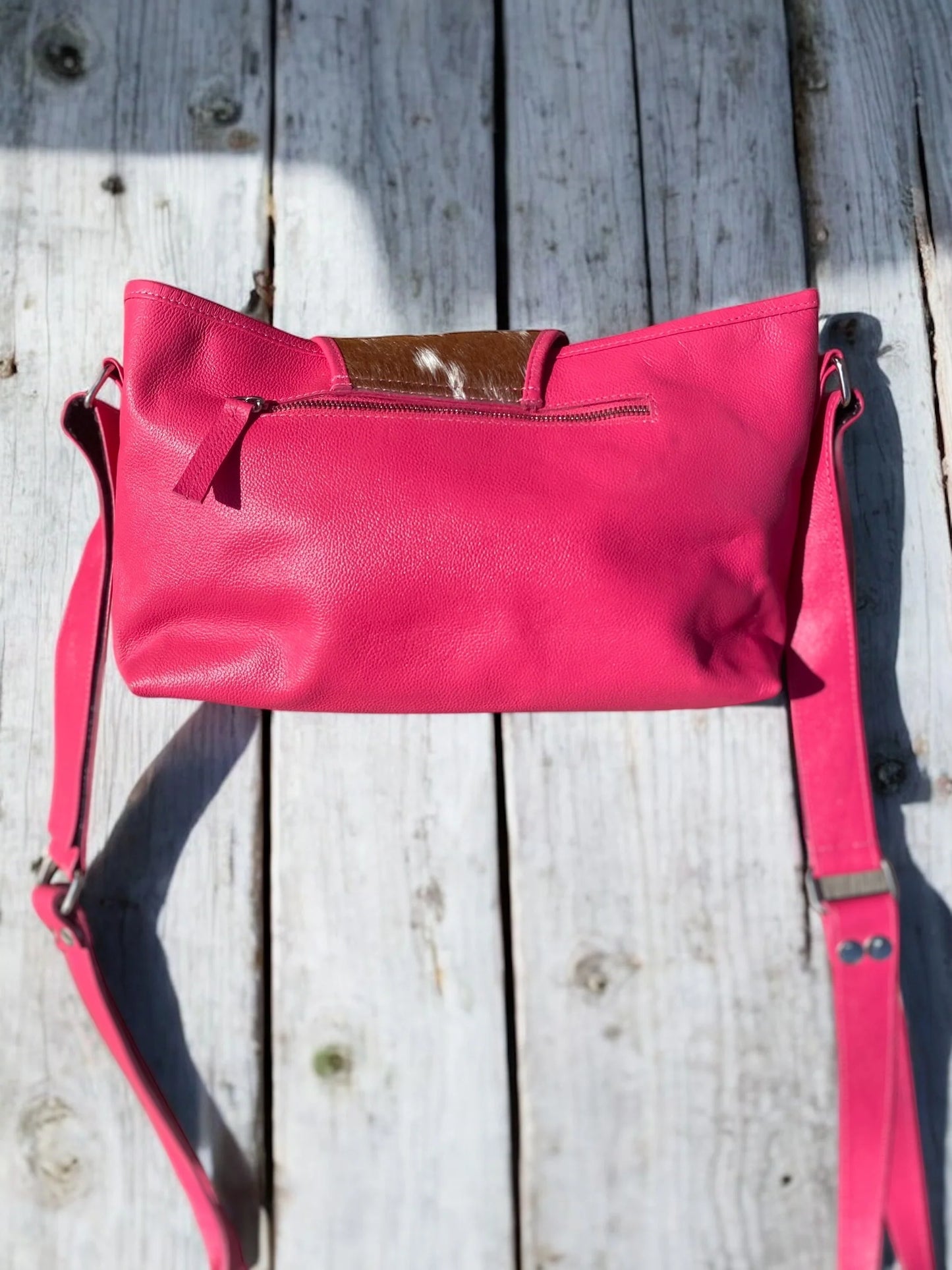 Cowhide Stroller Bag