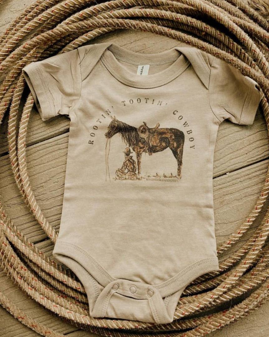 Rootin' Tootin' Cowboy Onesie