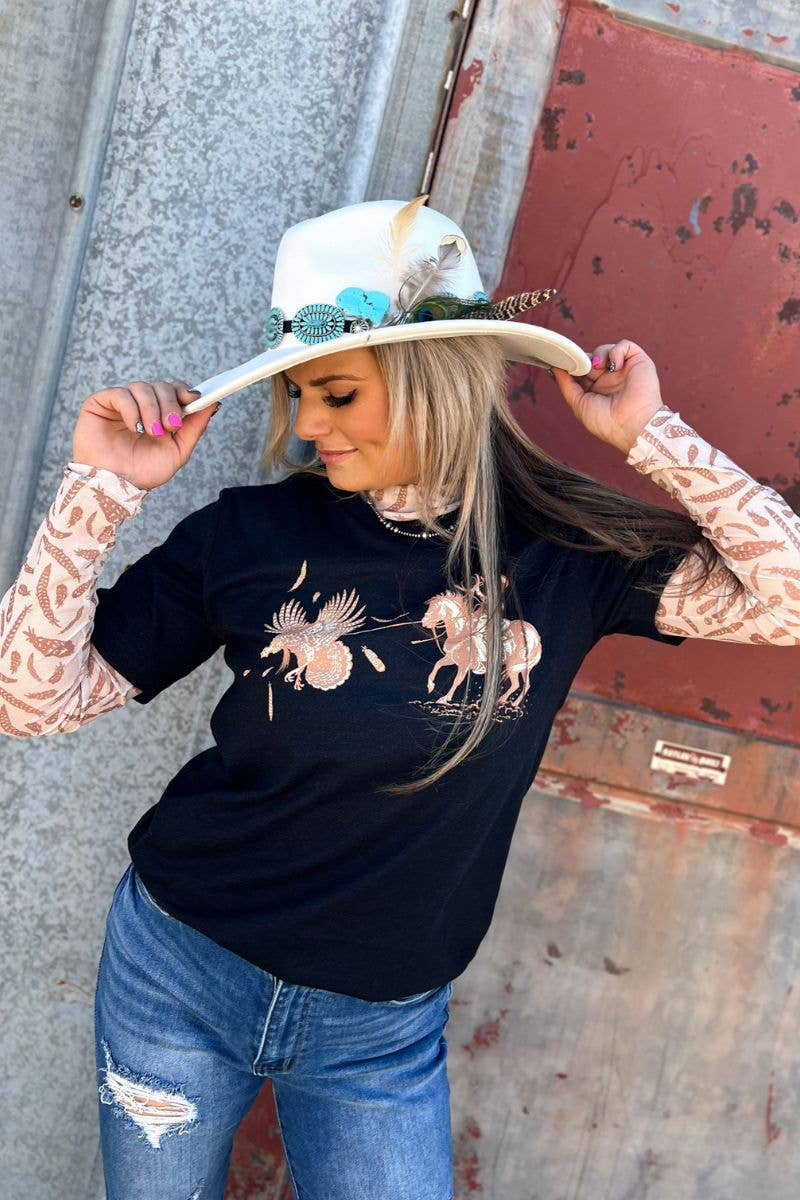 Turkey Ropin' Tee