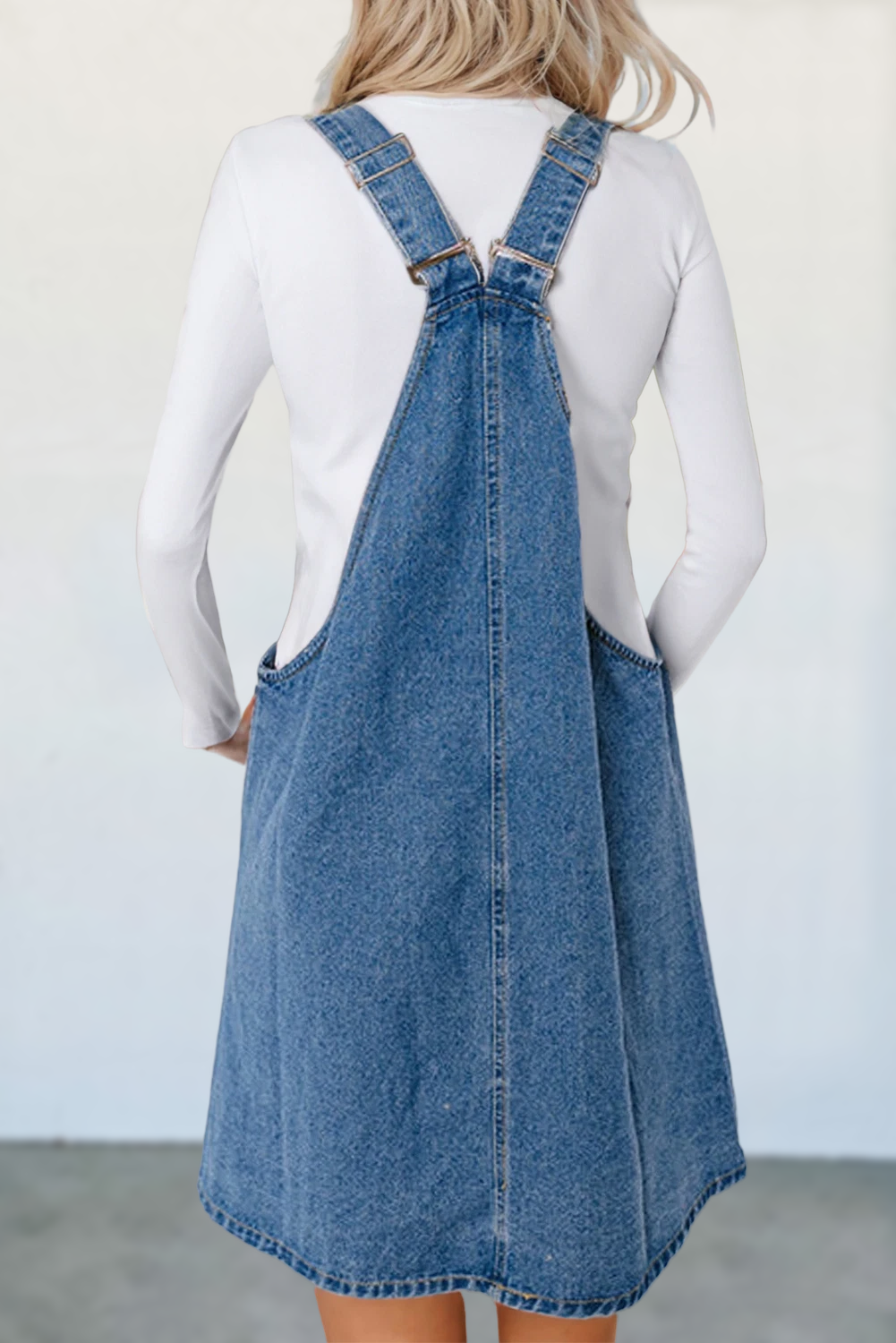 The Gracie Denim Button-Up Dress