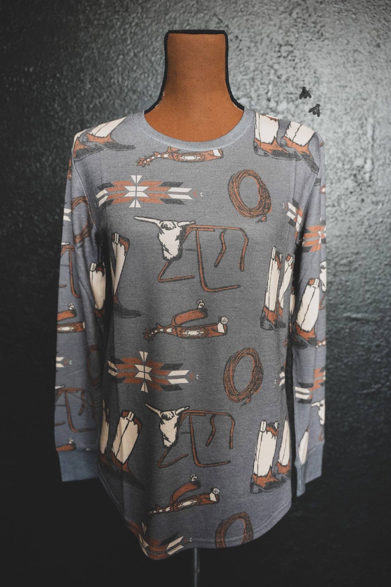 Loungy Lariat Top