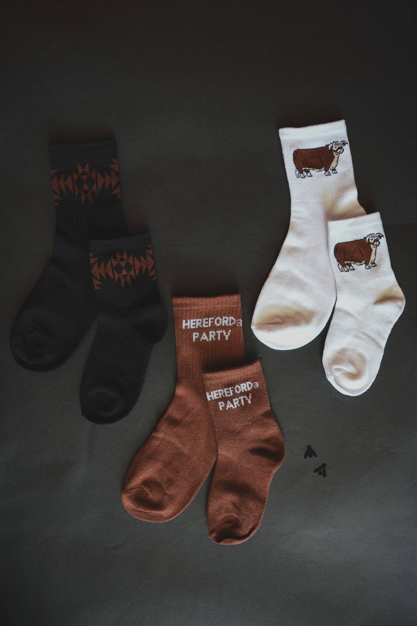 Sock Em' Silly Hereford Socks