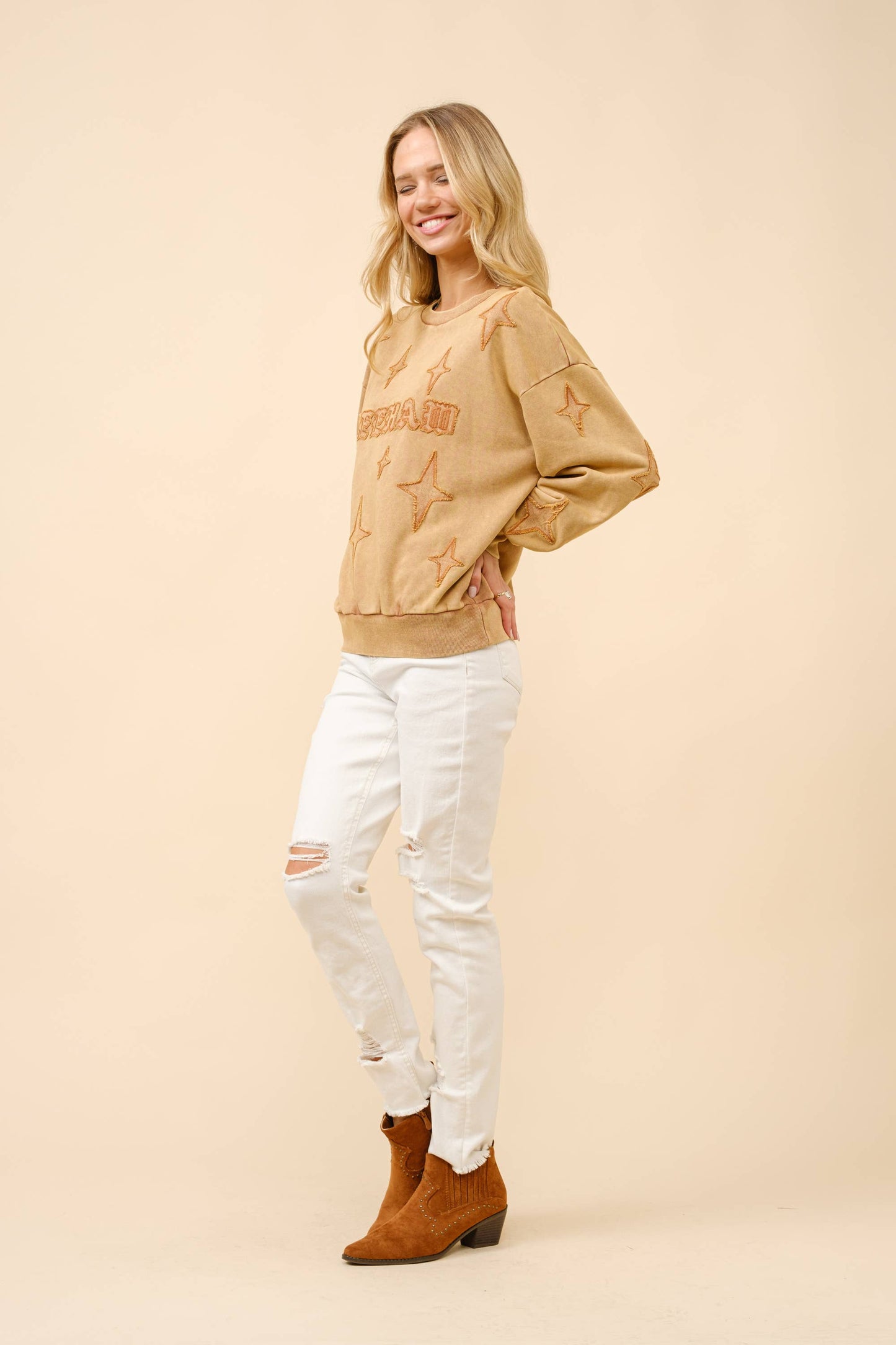 Distressed Yeehaw Sweatshirt