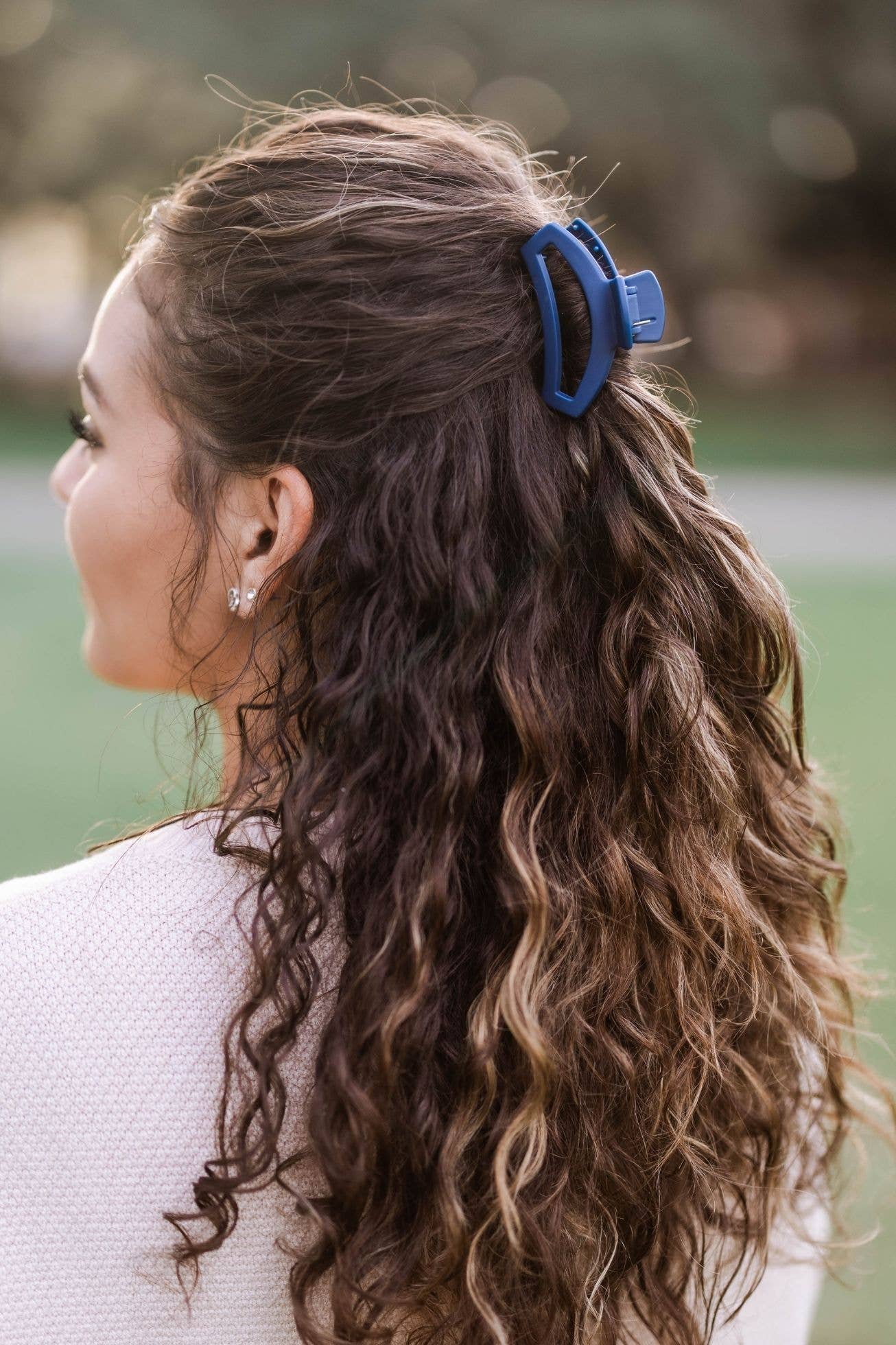Open Hair Clip| Small | Midnight Rain