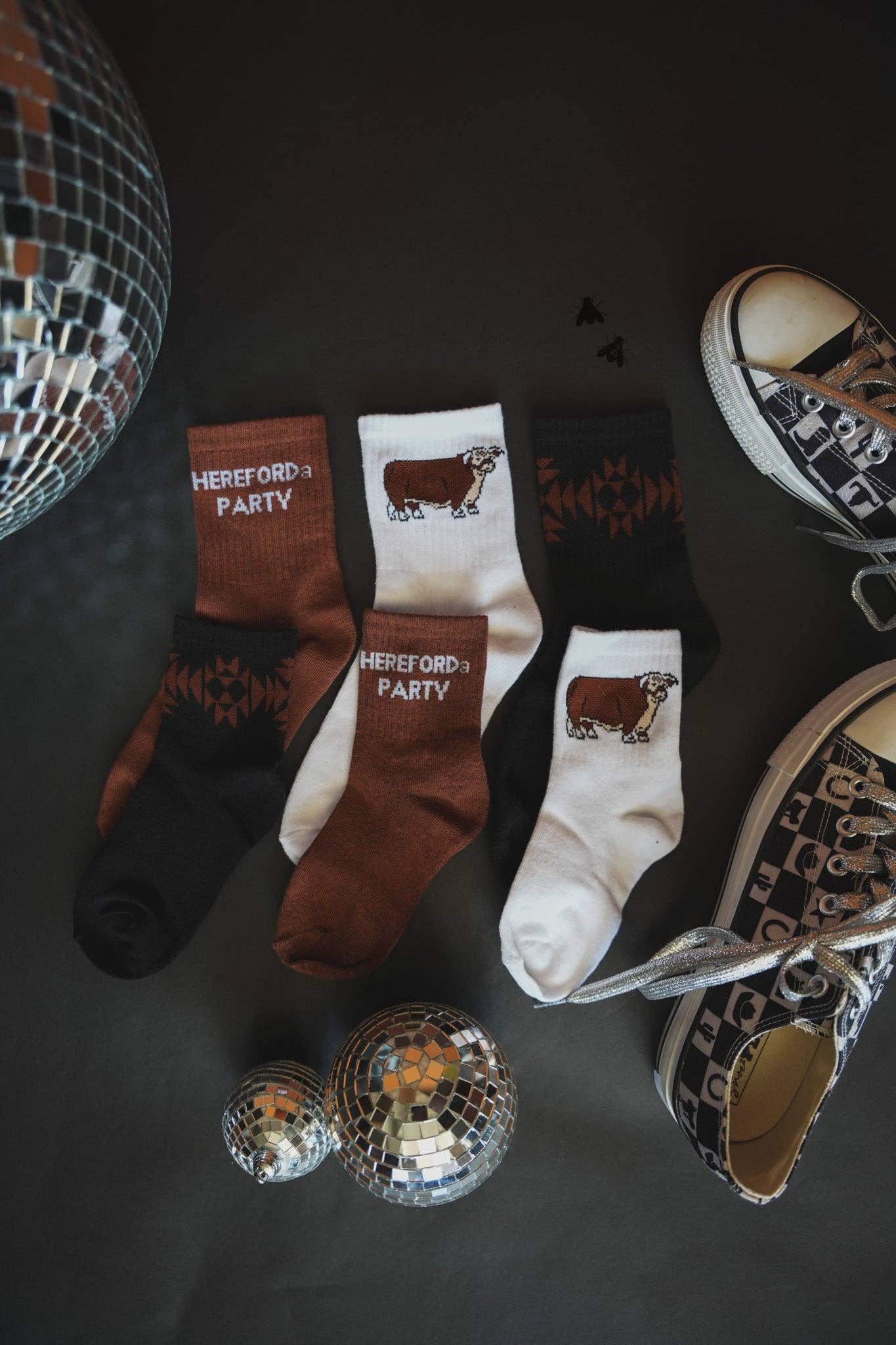Sock Em' Silly Hereford Socks