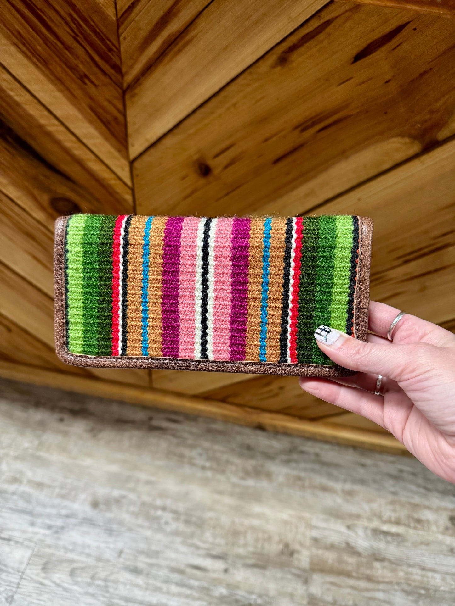The Serape Saddle Blanket Wallet