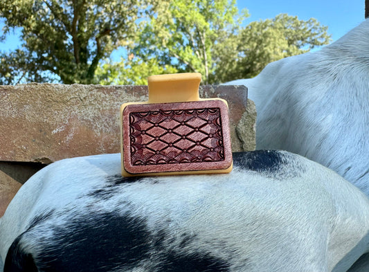 Basket Weave 2 inch Claw Clip