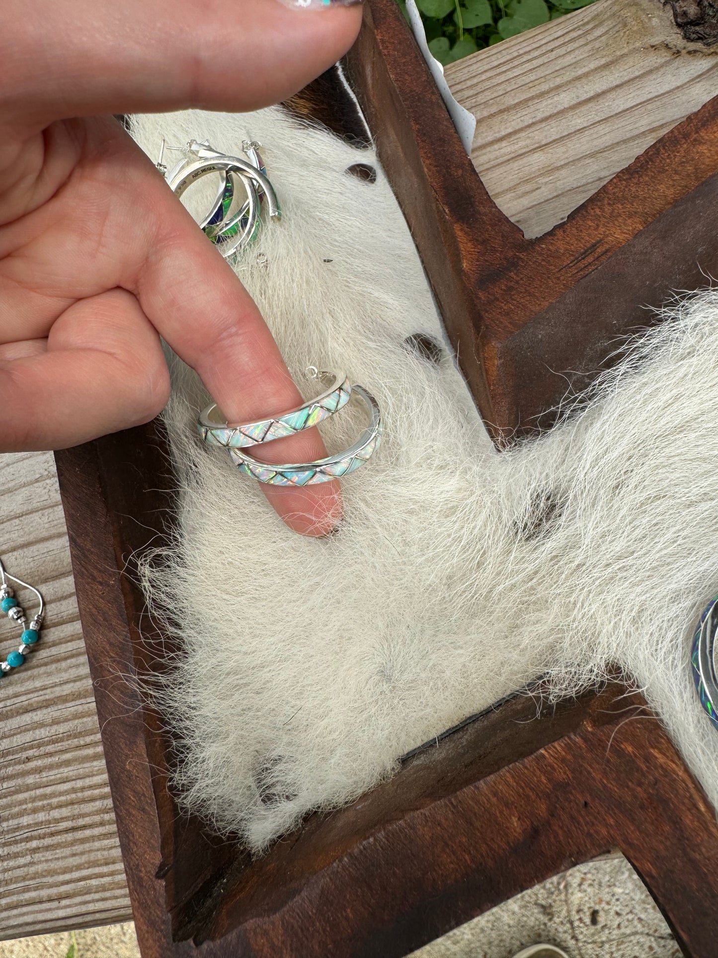 The Regul Opal Hoops