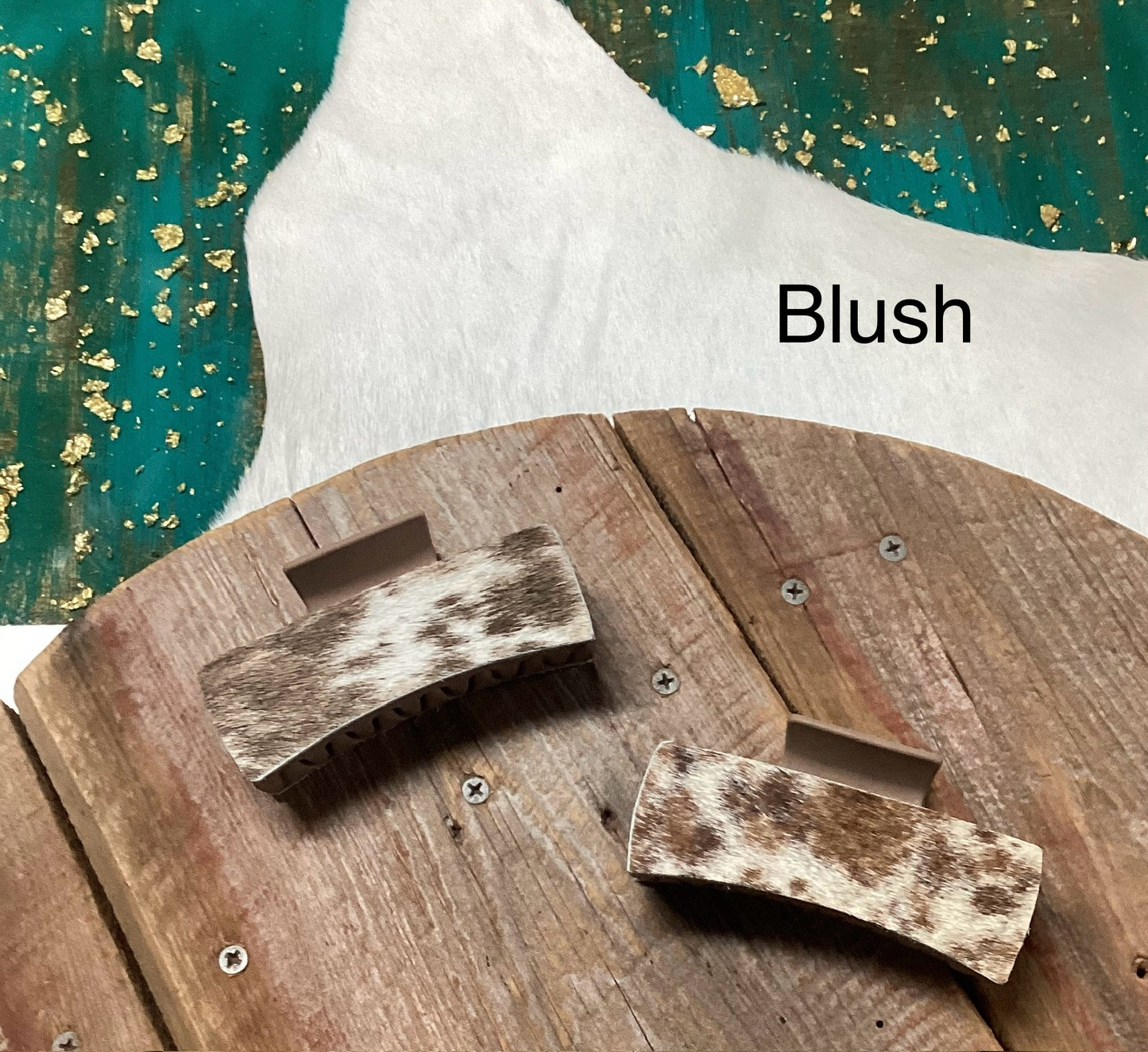 Cowhide Claw Clip 4"