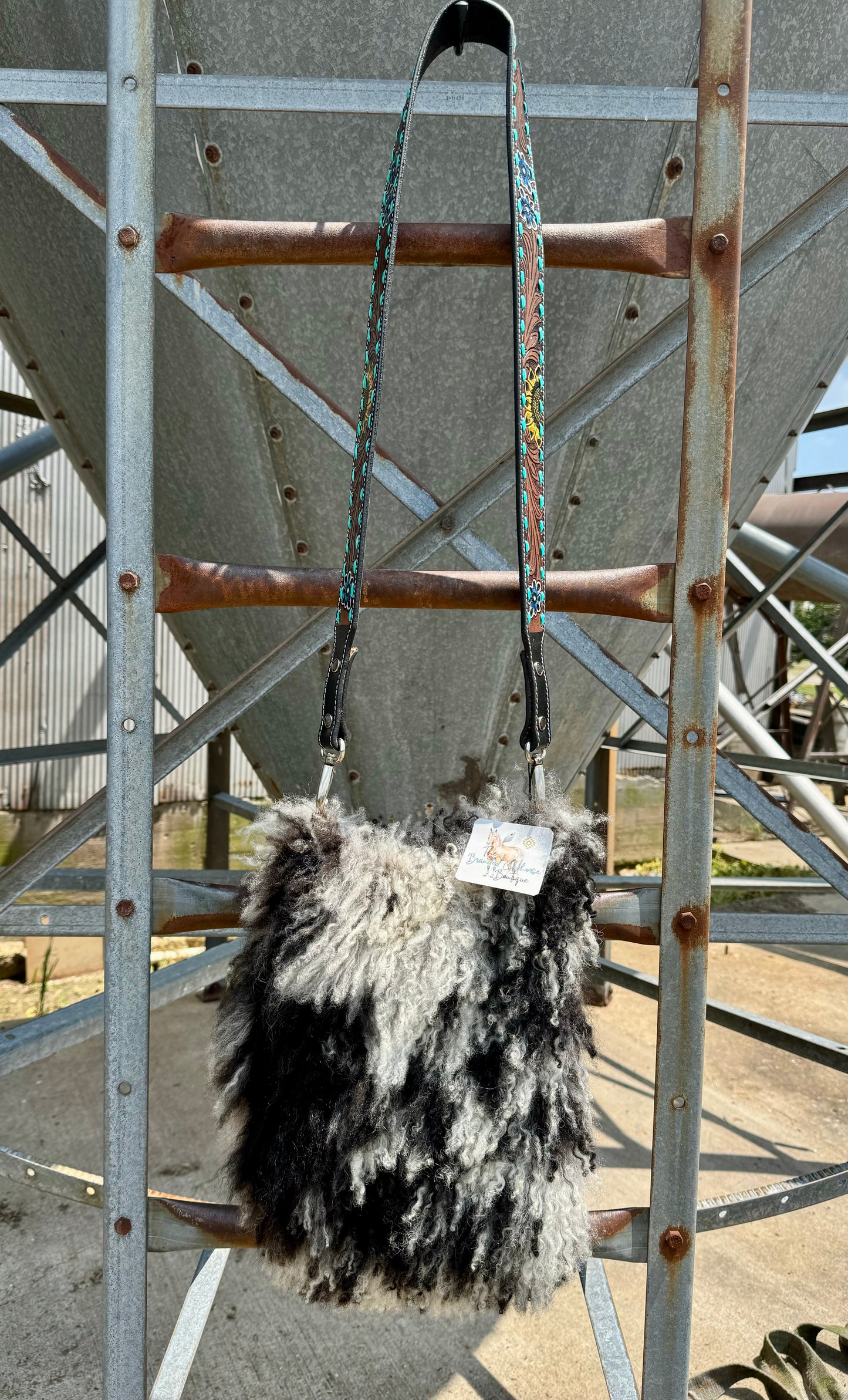The Macey Tibetan Wooly Purse