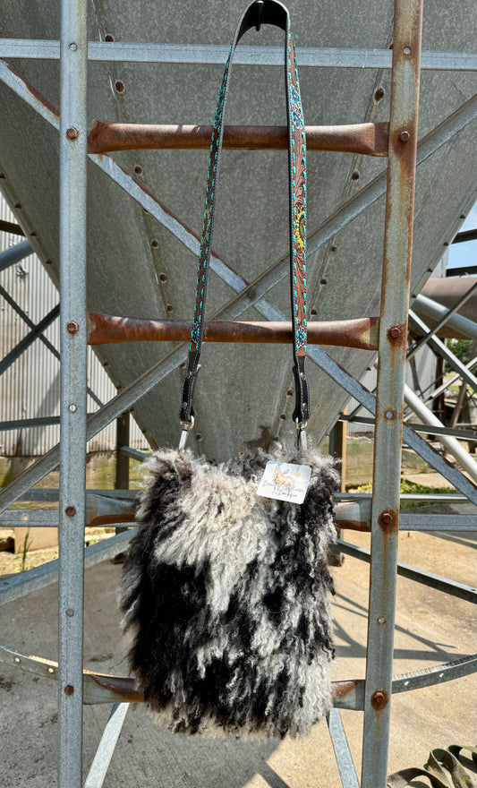 The Macey Tibetan Wooly Purse
