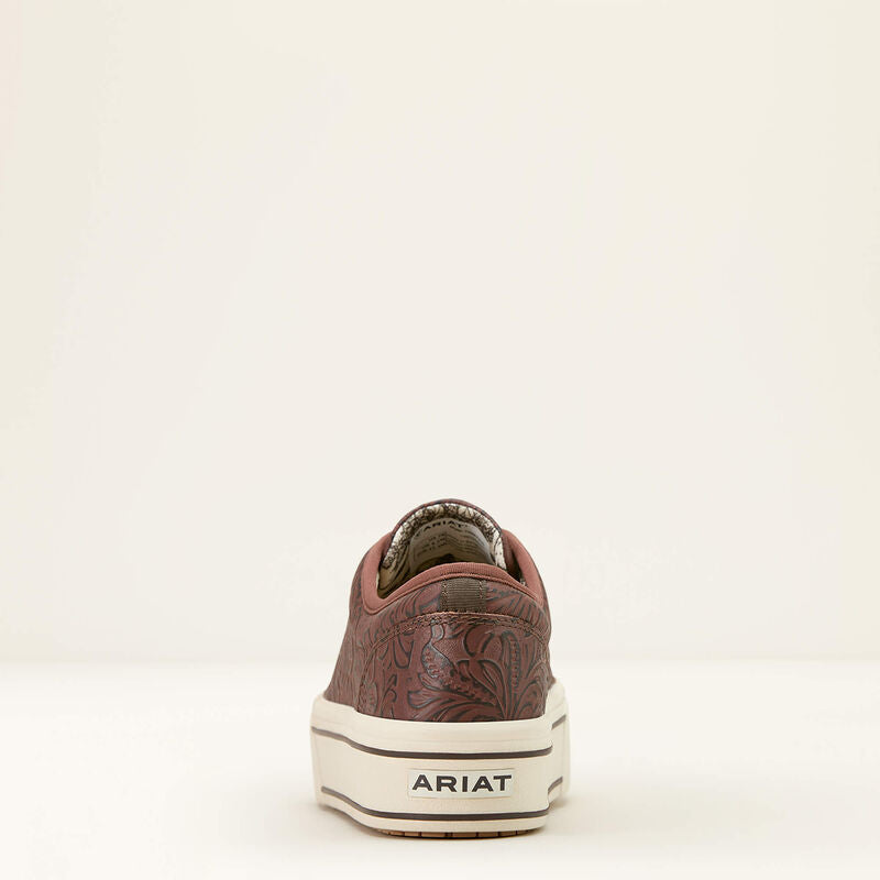 ARIAT Women’s Skylar Brown Floral Emboss Sneakers