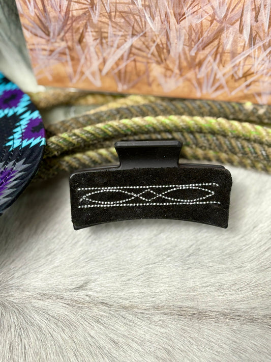 Boot Stitch Claw Clip