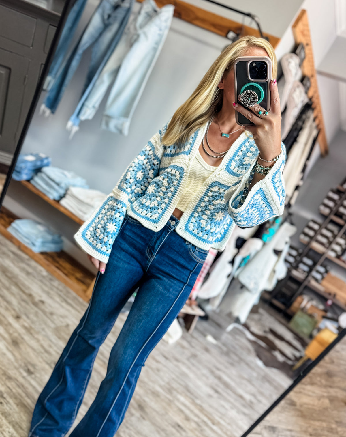 Yeehaw Meemaw Cardigan