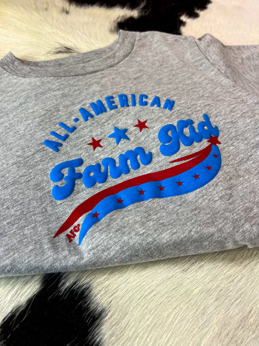 All American Farm Kid Toddler Tee