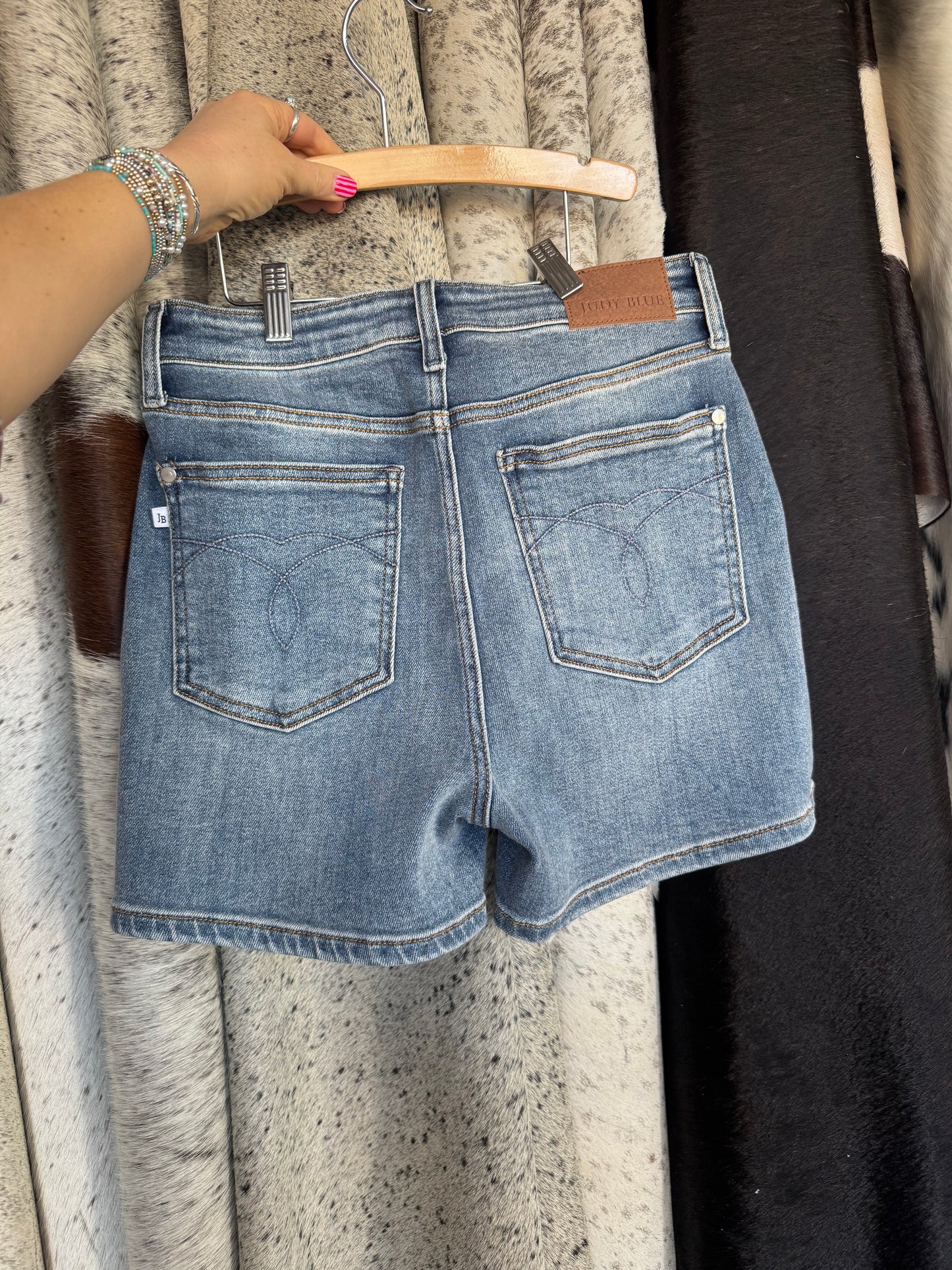 Judy Blue High Waist Slim Shorts