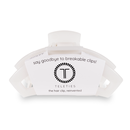 Open Hair Clip | Large | Coconut White