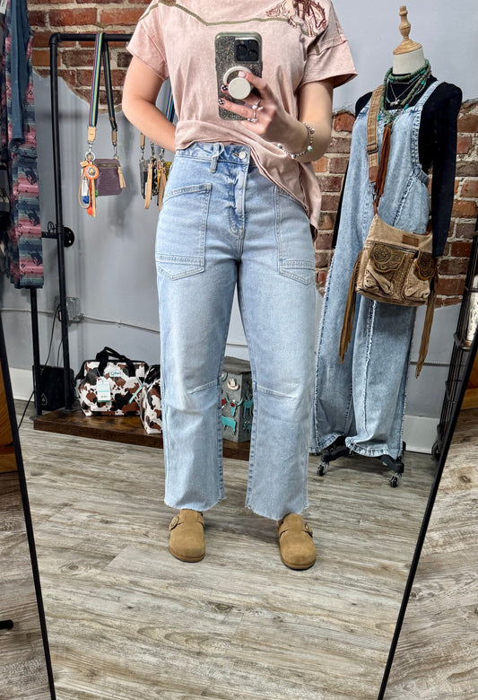 Barrel Jam Light Wash Jeans