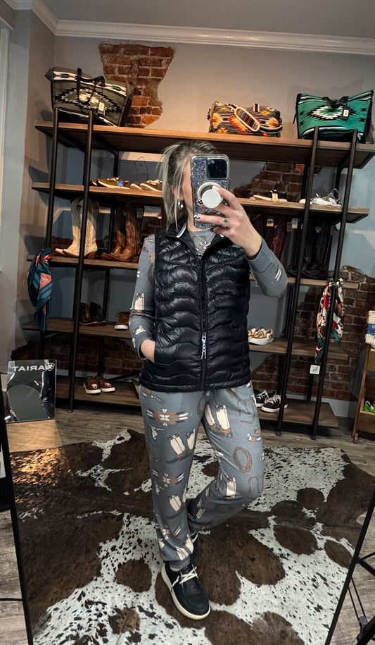 ARIAT Ideal Down Vest Black