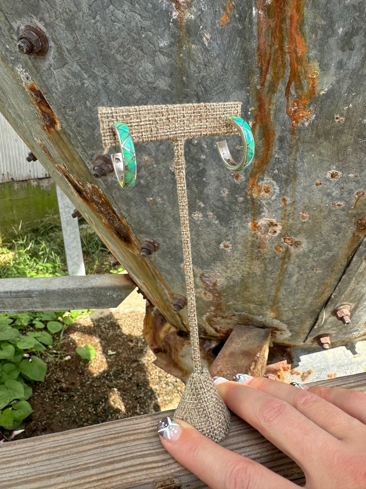 The Regul Opal Hoops