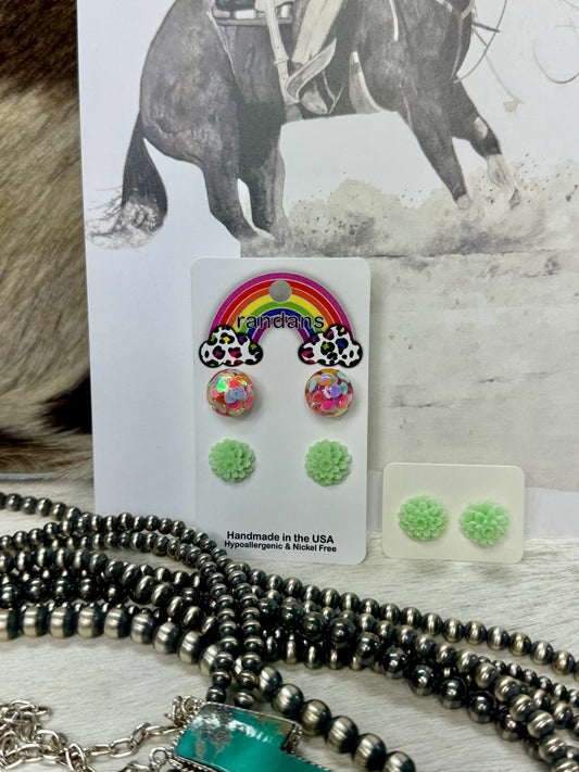 Cactus Blossom Earring Set