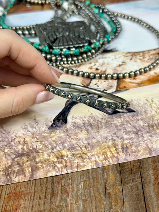 Star Sterling Bangle