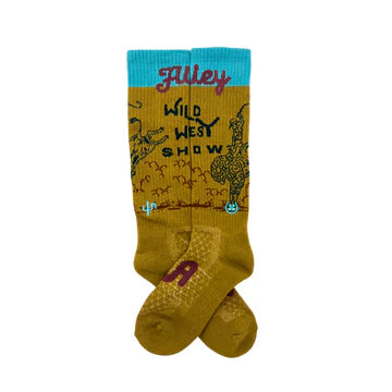 CACTUS ALLEY - WILD WEST SHOW TAN PERFORMANCE SOCKS