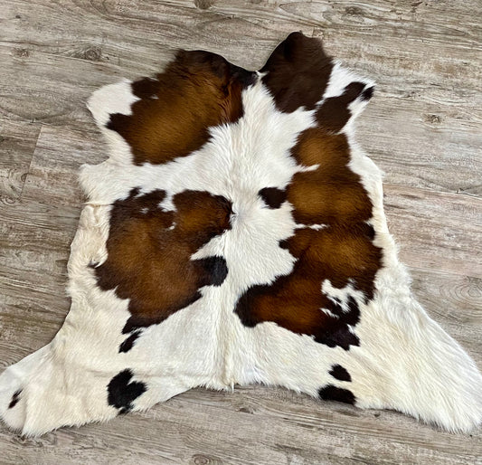 Tri Brindle Calf Hide 39inX35in