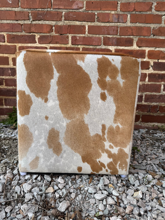 Cowhide Ottoman